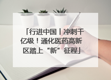 行进中国丨冲刺千亿级！通化医药高新区踏上“新”征程
