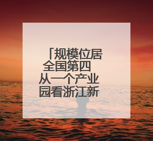 规模位居全国第四 从一个产业园看浙江新材料求“新”之路