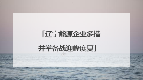辽宁能源企业多措并举备战迎峰度夏