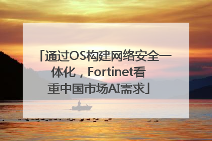 通过OS构建网络安全一体化，Fortinet看重中国市场AI需求