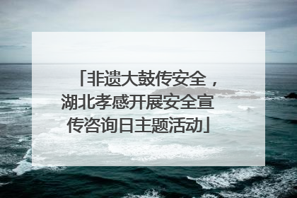 非遗大鼓传安全，湖北孝感开展安全宣传咨询日主题活动