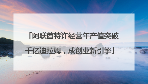 阿联酋特许经营年产值突破千亿迪拉姆，成创业新引擎