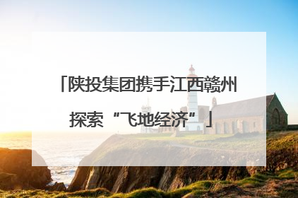 陕投集团携手江西赣州 探索“飞地经济”