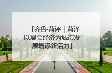 齐鲁·菏评｜菏泽以展会经济为城市发展增添新活力