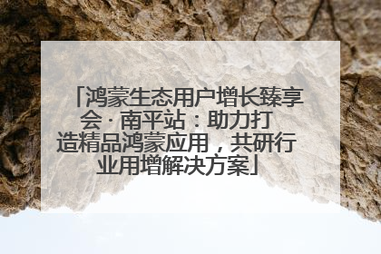 鸿蒙生态用户增长臻享会 · 南平站：助力打造精品鸿蒙应用，共研行业用增解决方案