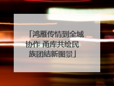 鸿雁传情到全域协作 甬库共绘民族团结新图景