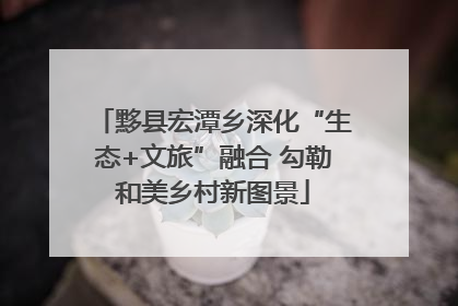 黟县宏潭乡深化“生态+文旅”融合 勾勒和美乡村新图景