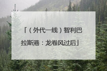 （外代一线）智利巴拉斯港：龙卷风过后