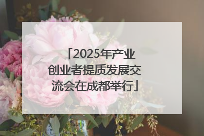2025年产业创业者提质发展交流会在成都举行
