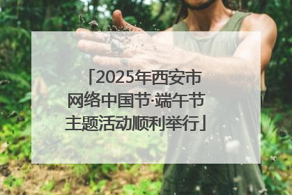 2025年西安市网络中国节·端午节主题活动顺利举行