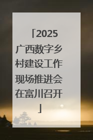 2025广西数字乡村建设工作现场推进会在富川召开
