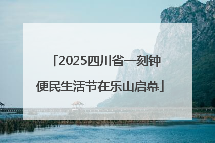 2025四川省一刻钟便民生活节在乐山启幕