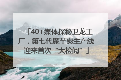 40+媒体探秘卫龙工厂，第七代魔芋爽生产线迎来首次“大检阅”