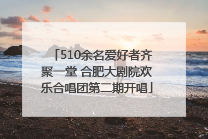 510余名爱好者齐聚一堂 合肥大剧院欢乐合唱团第二期开唱