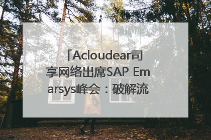 Acloudear司享网络出席SAP Emarsys峰会：破解流量困局，驱动精准增长