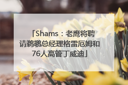 Shams：老鹰将聘请鹈鹕总经理格雷厄姆和76人高管丁威迪